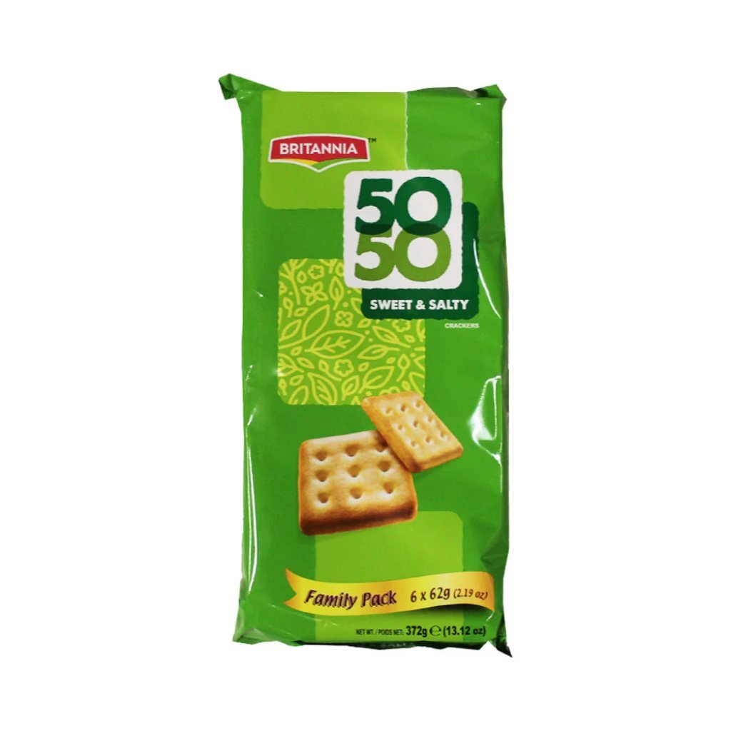 BRITANNIA 50 50 SWEET   SALTY 372GM