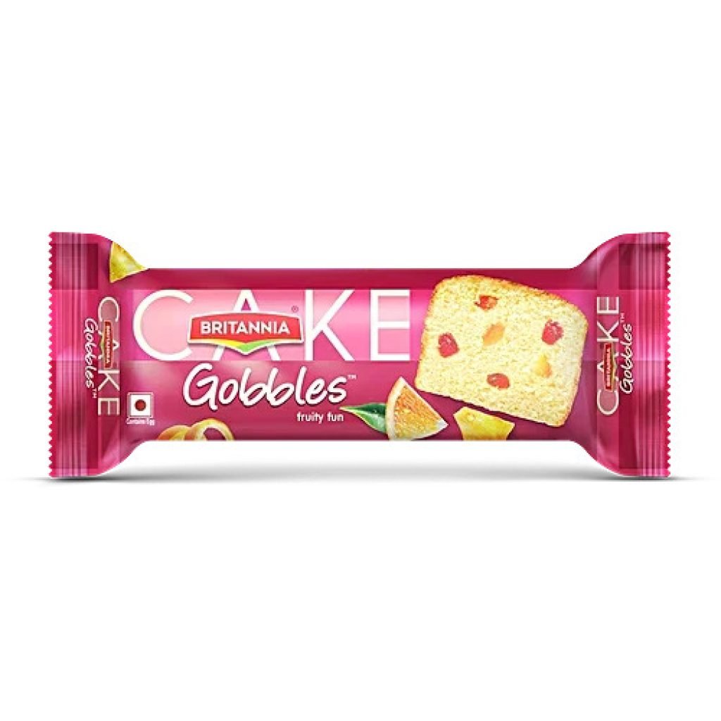 BRITANNIA GOBBLES CAKE 90GM