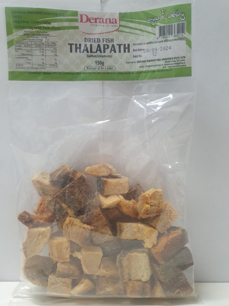 DERANA DRIED FISH THALAPATH 150GM