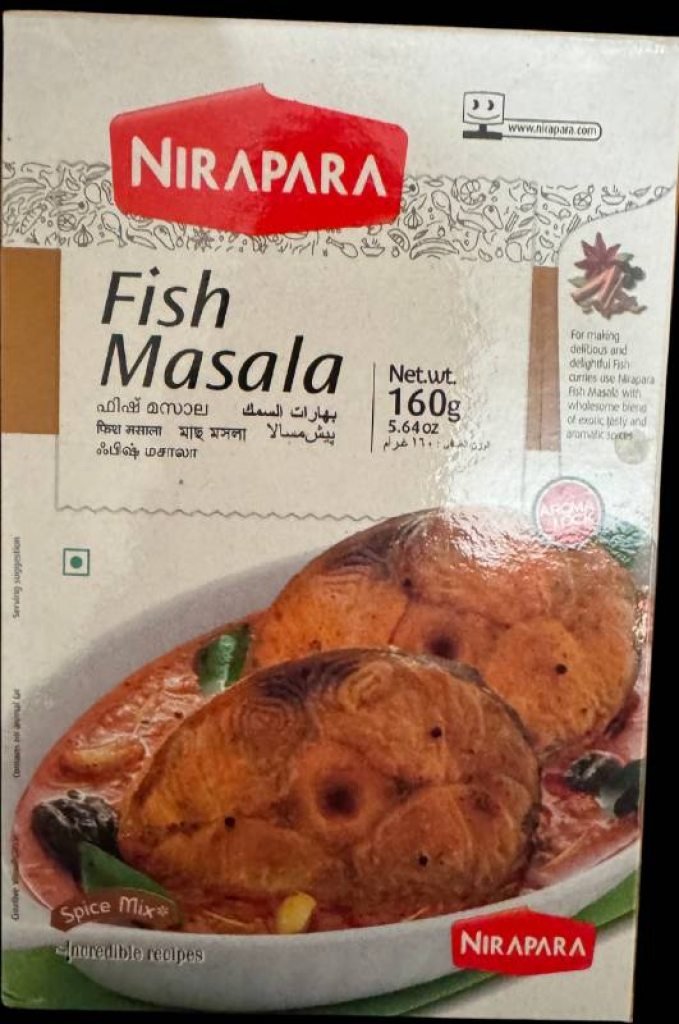 NIRAPARA FISH MASALA 160GM