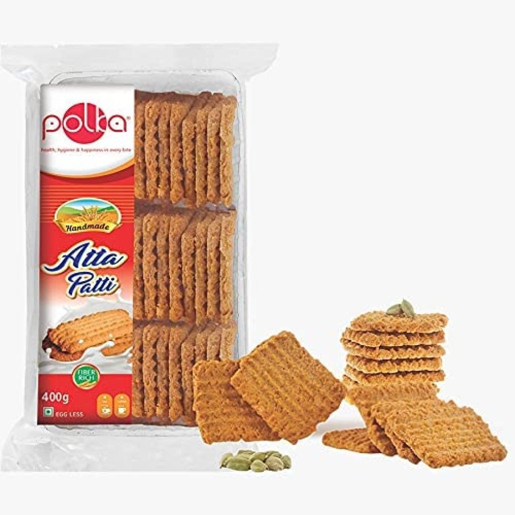 POLKA ATTA PATTI COOKIES 400GM