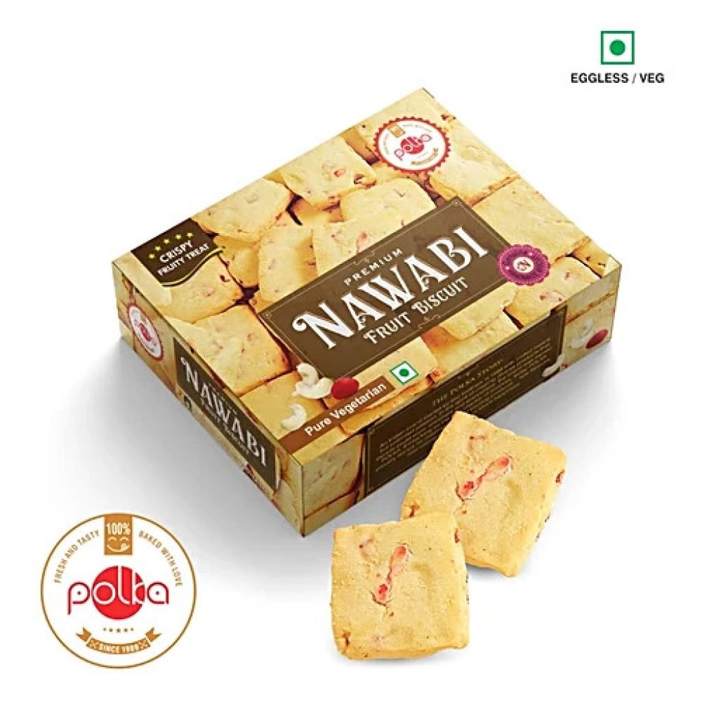 POLKA NAWABI FRUIT BISCUIT 400GM