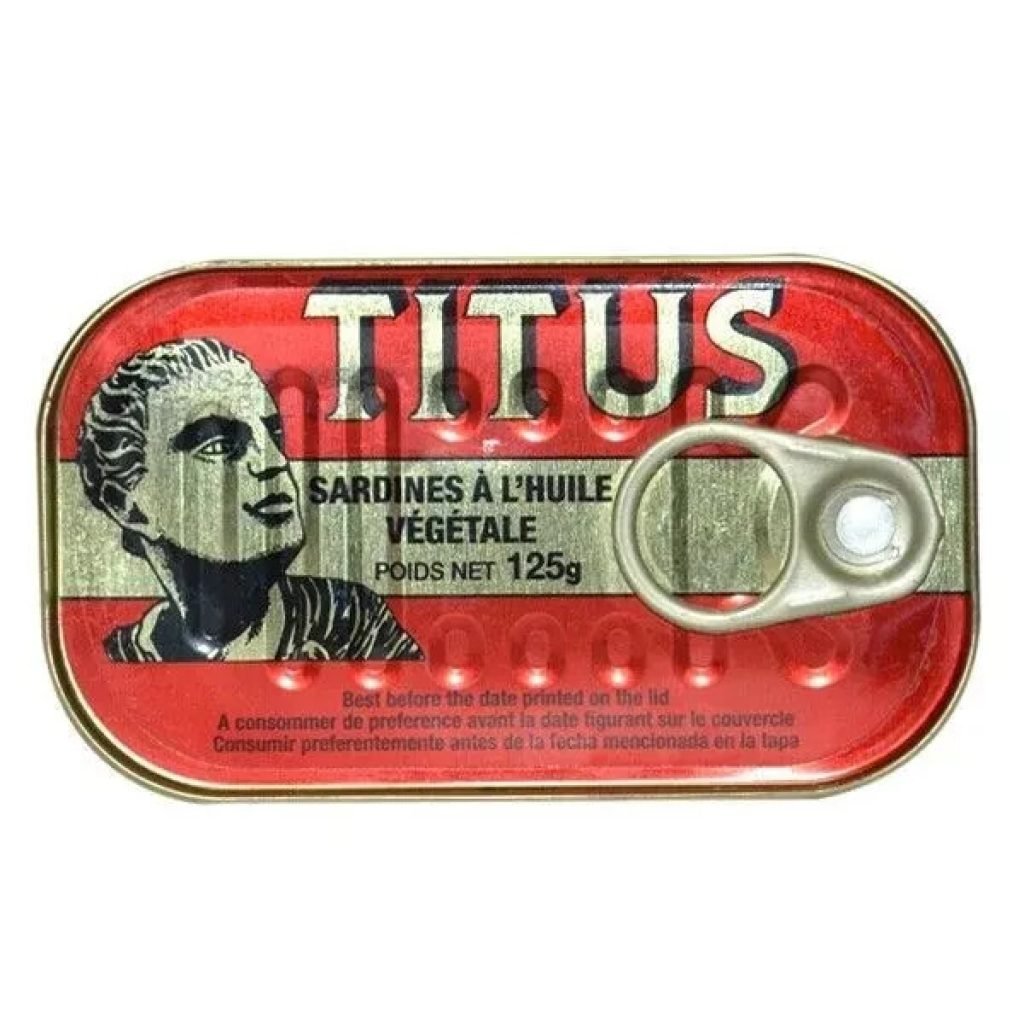 TITUS SARDINESA VEGETALE 125GM