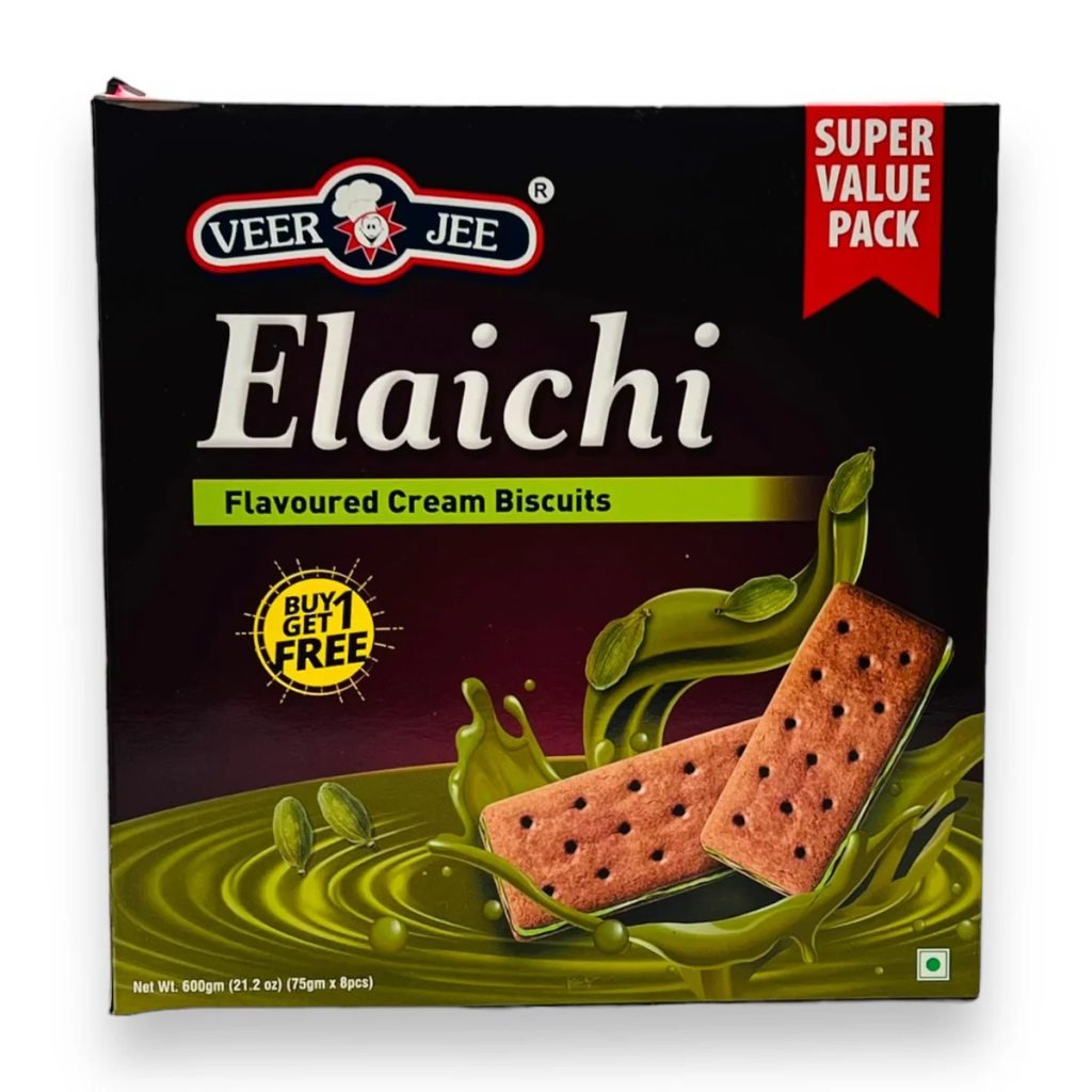 VEERJEE ELAICHI BISCUITS 600GM
